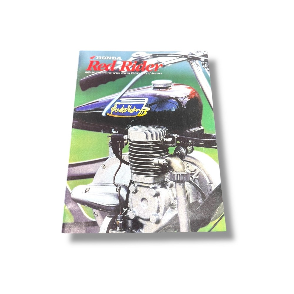 Honda Red Rider‎ Magazine 2000 Vintage Collectible Motorcycle Issue